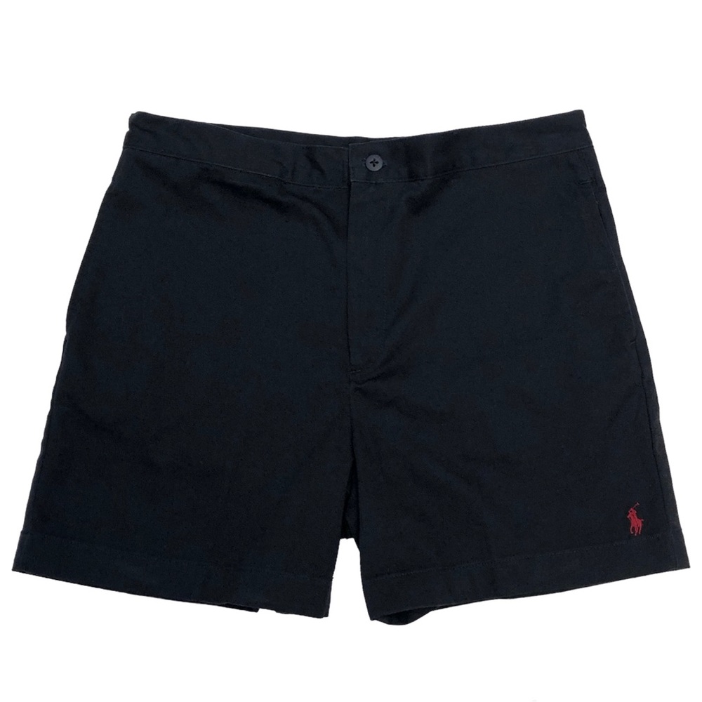 Ralph Lauren Sport Chino Dark Navy Blue High Waist Shorts 6